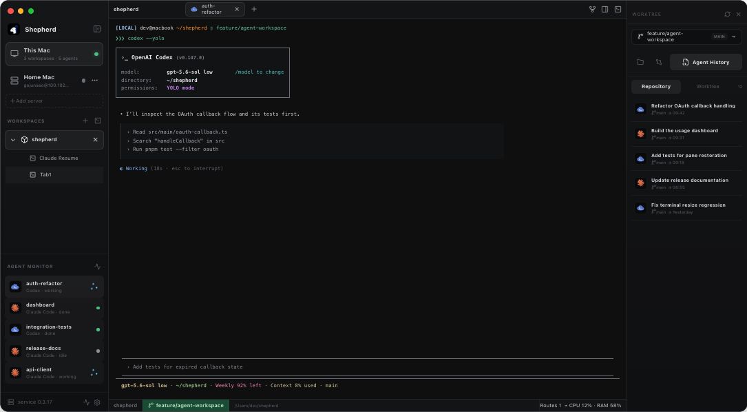 Shepherd — Agent workspace